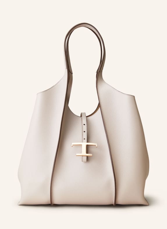 TOD'S Shopper T TIMELESS MEDIUM mit Pouch TAUPE