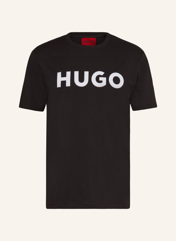 HUGO T-Shirt DULIVIO SCHWARZ