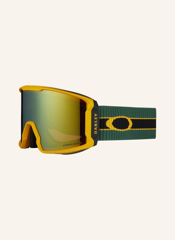 OAKLEY Ski goggles LINE MINER™ 7070F4 - DARK YELLOW/PINK MIRRORED