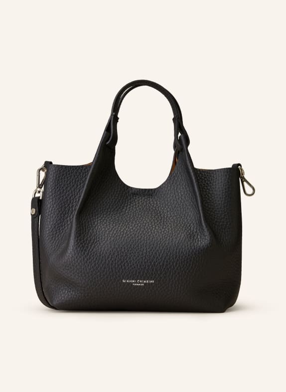 GIANNI CHIARINI Hobo bag with pouch BLACK/ BEIGE