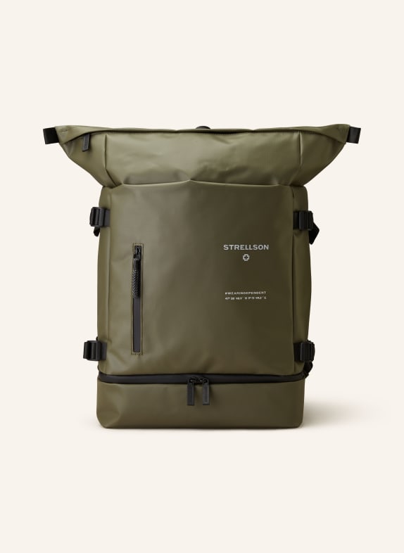 STRELLSON Backpack STOCKWELL 2.0 with laptop compartment KHAKI