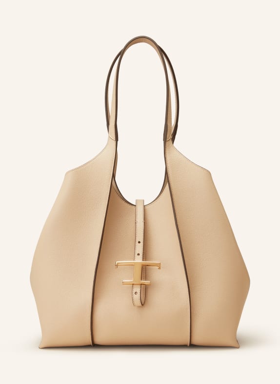 TOD'S Shopper T TIMELESS SMALL mit Pouch BEIGE