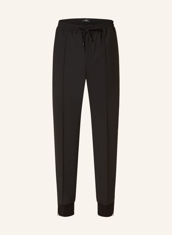 FENDI Pants in jogger style extra slim fit BLACK