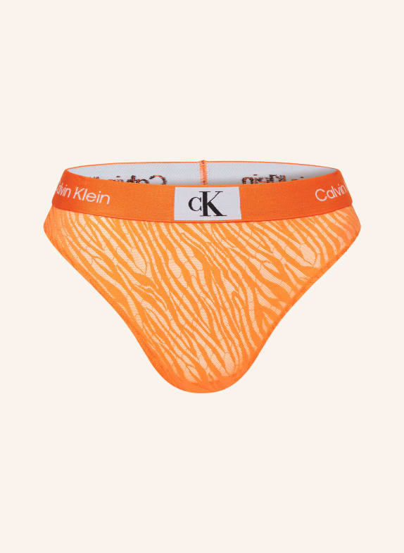 Calvin Klein Kalhotky do pasu CK96 TMAVĚ ORANŽOVÁ