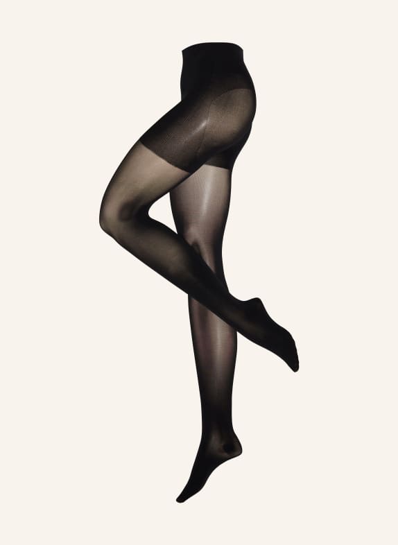 ITEM m6 Tights TRANSLUCENT 30 CONTROL TOP CONSCIOUS with shaping effect 301 Black