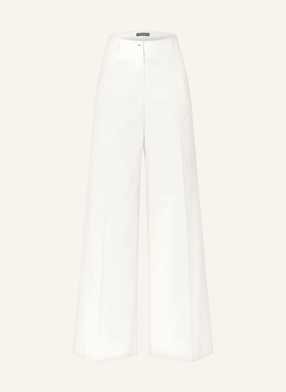JACQUEMUS Wide leg trousers LE PANTALON SAUGE WHITE