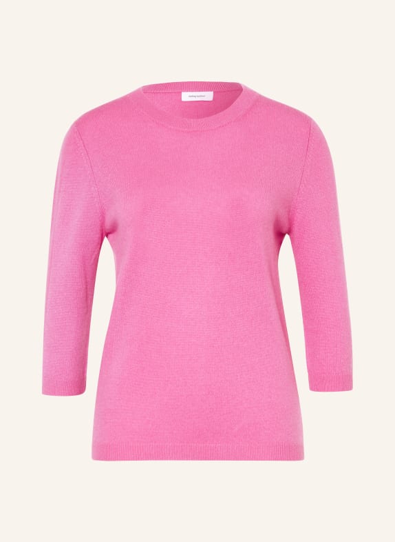 darling harbour Cashmere-Pullover mit 3/4-Arm HIMBEERE
