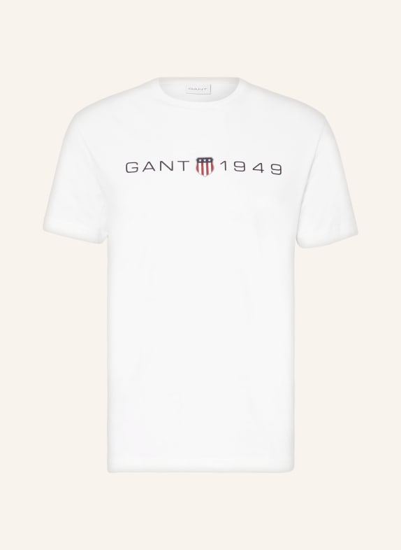 GANT T-Shirt WEISS
