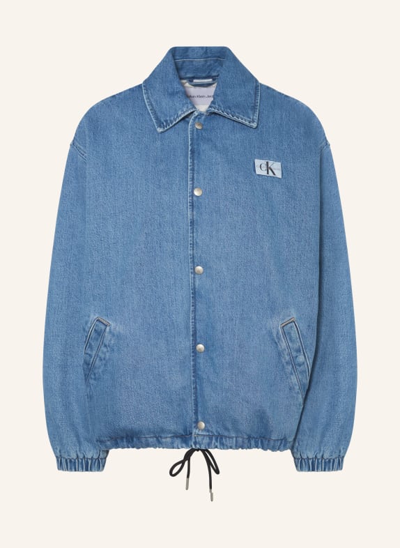 Calvin Klein Jeans Džínová bunda TMAVĚ MODRÁ