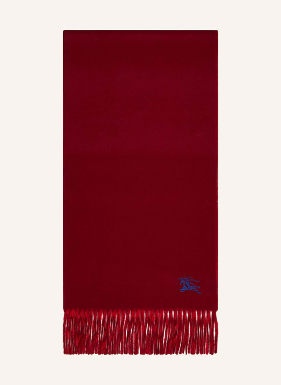 BURBERRY Cashmere scarf RED/ DARK RED
