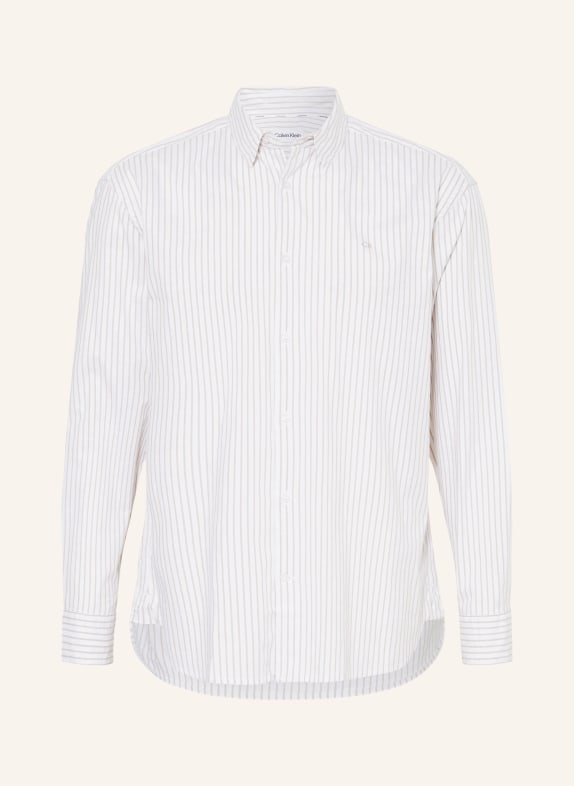 Calvin Klein Shirt comfort fit WHITE/ TAUPE