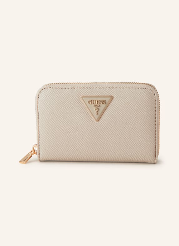 GUESS Saffiano wallet LAUREL TAUPE