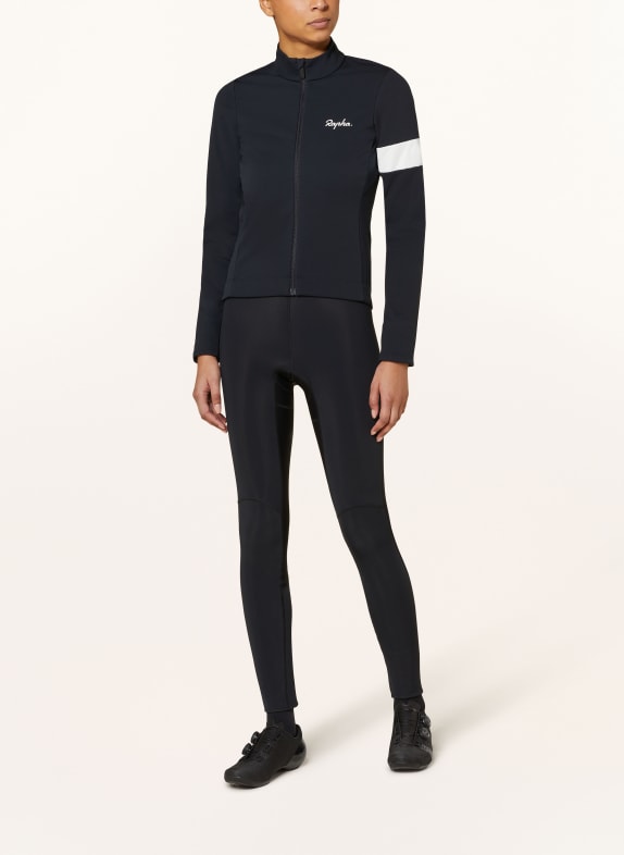 Rapha Softshell fietsjack ZWART / WIT