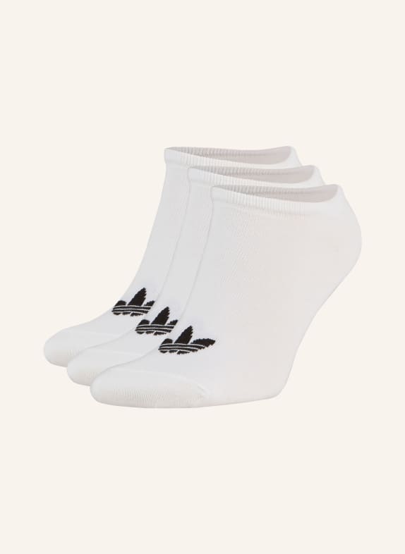 adidas Originals Sneaker ponožky TREFOIL LINER, 2 páry v balení WHITE/WHITE/BLACK
