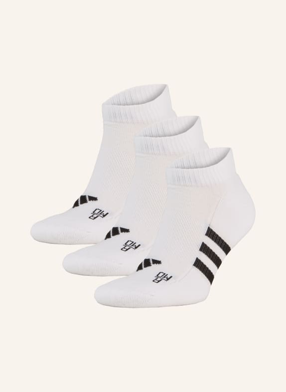 adidas Sportovní ponožky PERFORMANCE CUSHIONED, 3 páry v balení WHITE/WHITE/WHITE