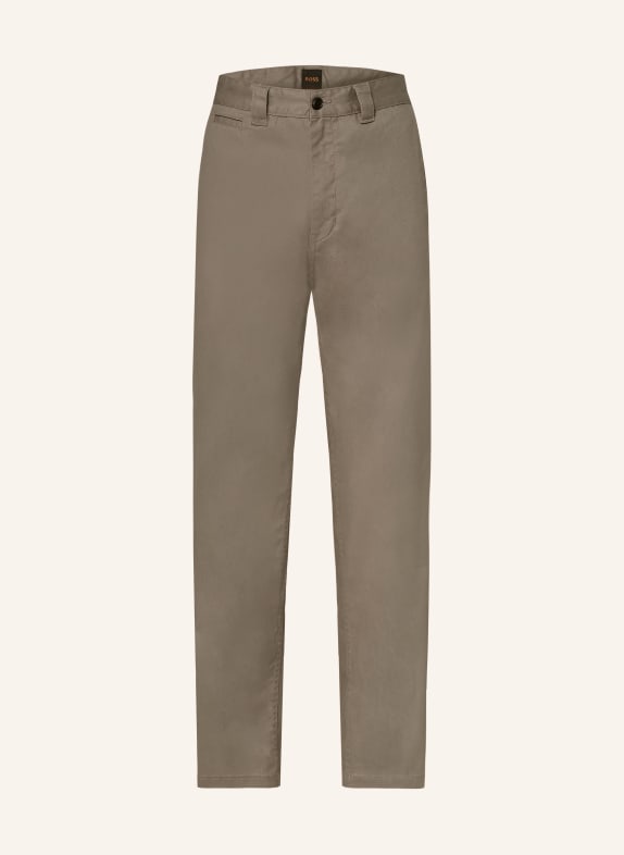 BOSS Chinos STATUM relaxed fit BROWN