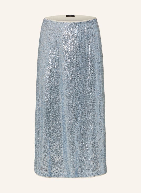 oui Skirt with sequins LIGHT BLUE