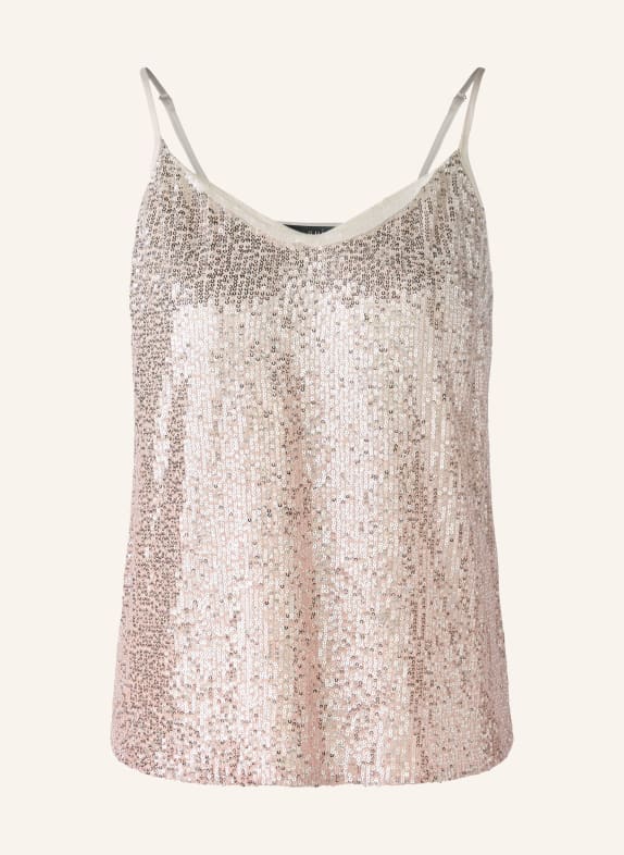 oui Top with sequins CREAM