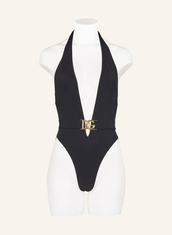 DOLCE & GABBANA Nekband-badpak ESSENTIALS ZWART