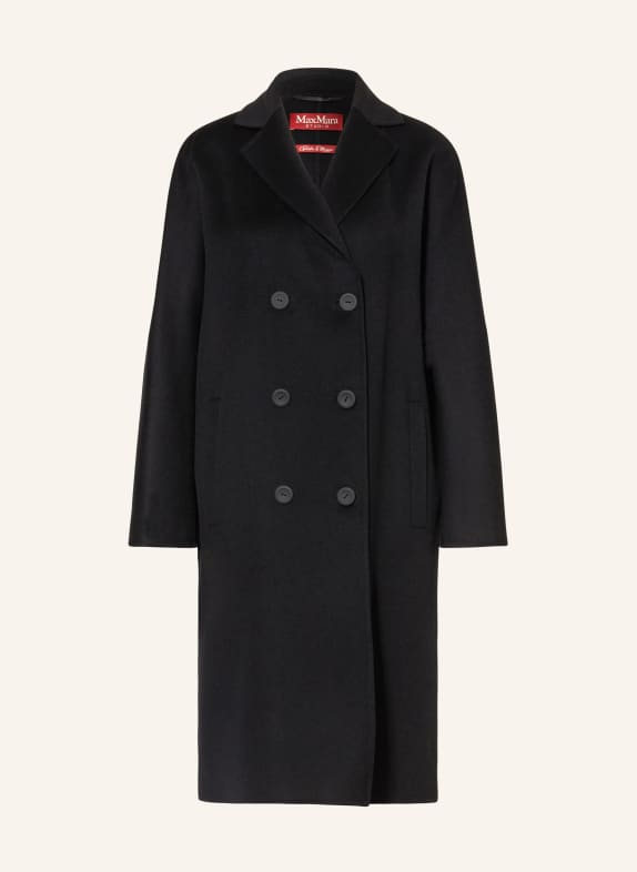 MaxMara STUDIO Wool coat MERINGA BLACK
