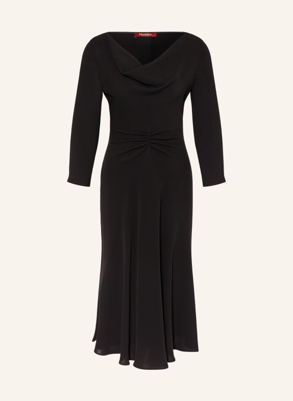 MaxMara STUDIO Dress AERE with 3/4 sleeves BLACK