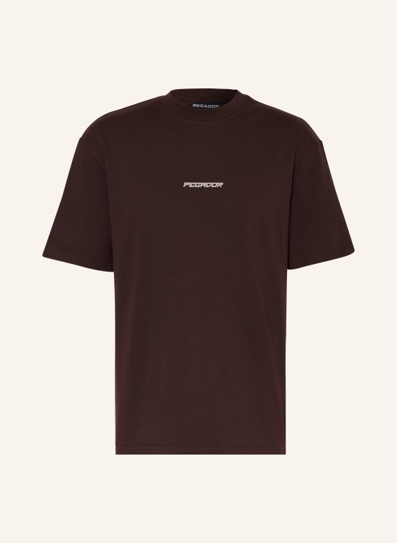 PEGADOR T-shirt FENTON DARK BROWN