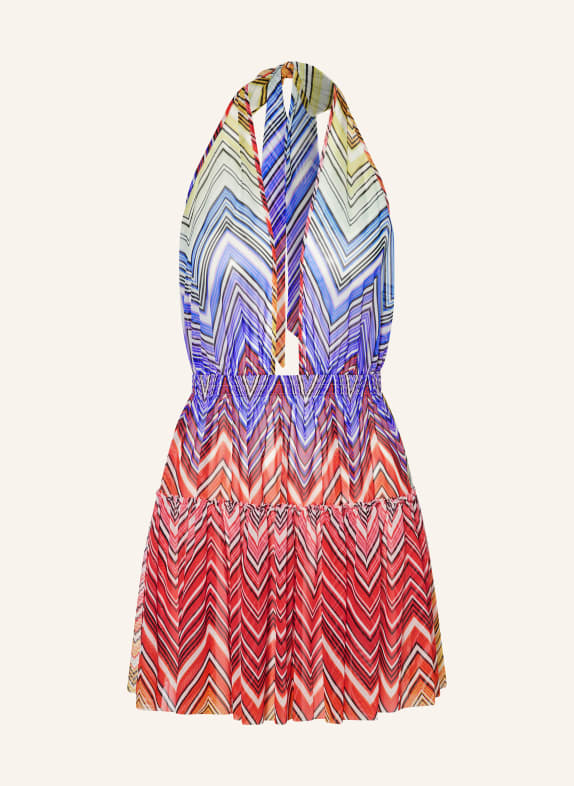 MISSONI Beach dress made of mesh RED/ WHITE/ BLUE