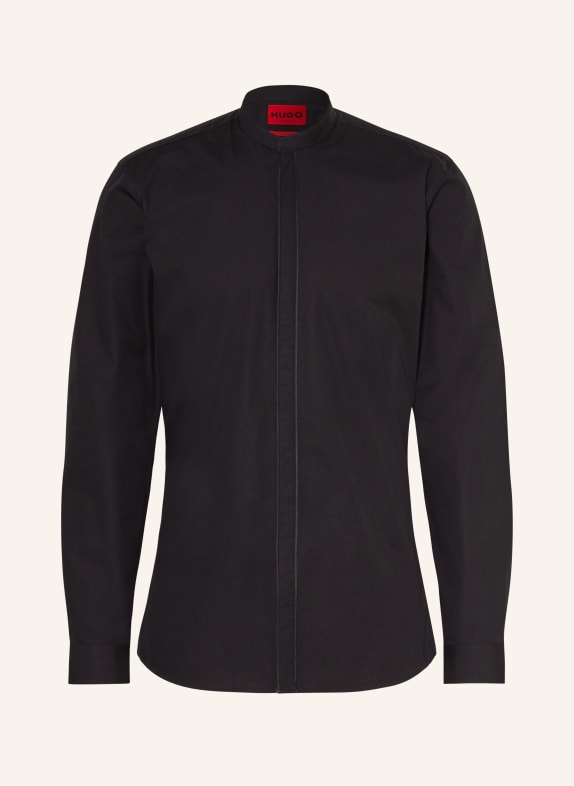 HUGO Jersey shirt ENRIQUE extra slim fit BLACK