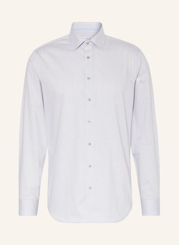 seidensticker Shirt shaped fit LIGHT BLUE/ WHITE/ OLIVE