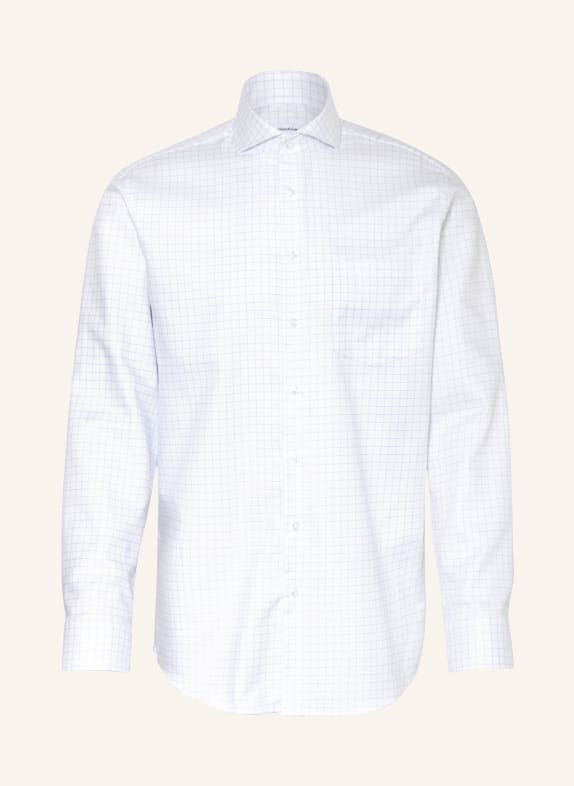 seidensticker Shirt regular fit WHITE/ LIGHT BLUE