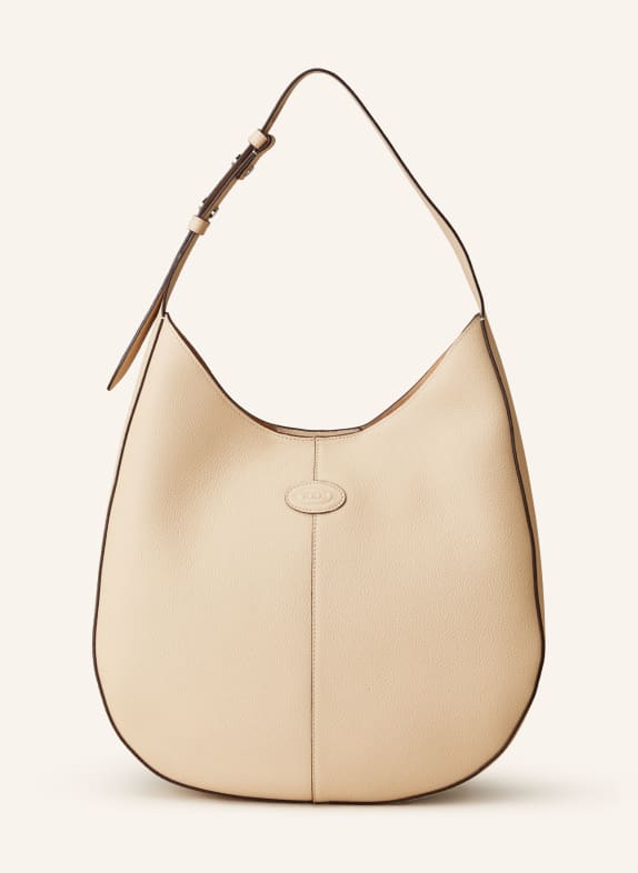 TOD'S Hobo bag DI with pouch BEIGE