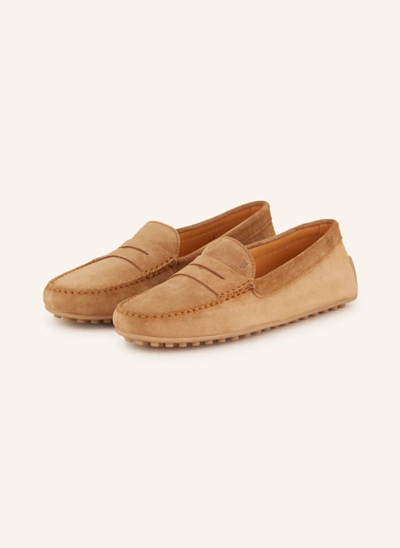 TOD'S Moccasins GOMMA LIGHT BROWN