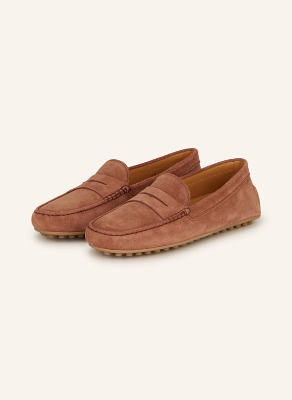 TOD'S Moccasins GOMMA BROWN