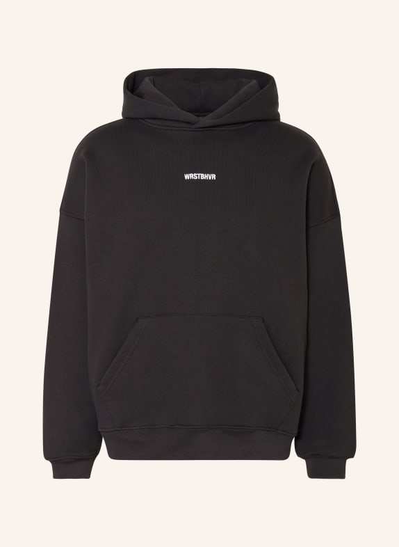 WRSTBHVR Oversized hoodie HAKO BLACK