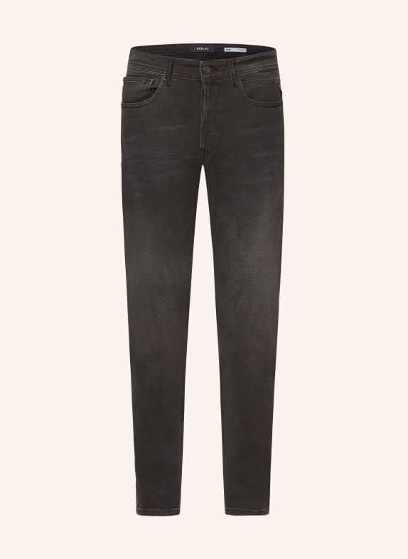 REPLAY Jeansy extra slim fit CZARNY