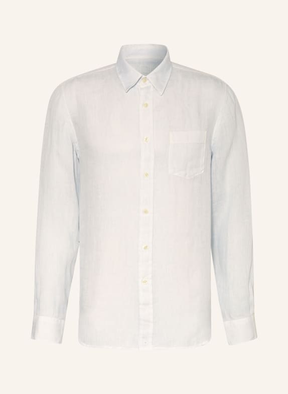 120%lino Linen shirt regular fit LIGHT BLUE