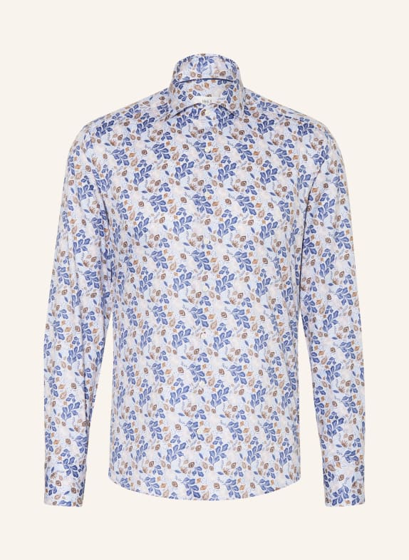 ETERNA 1863 Shirt slim fit BLUE/ WHITE/ TAUPE