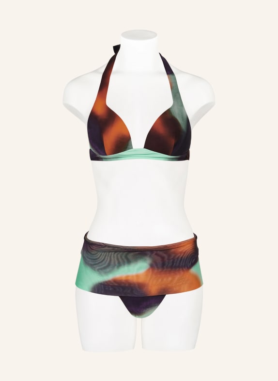 ANDRES SARDA Basic bikiniunderbukser RINKO MØRKEORANGE / MØRKEBRUN / MINT