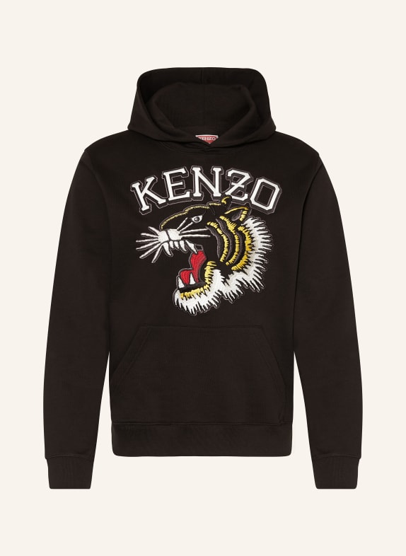 KENZO Hoodie TIGER BLACK/ WHITE/ DARK YELLOW