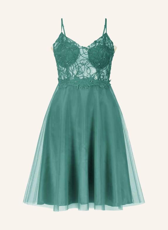 Suddenly Princess Cocktail dress with sequins and lace GREEN