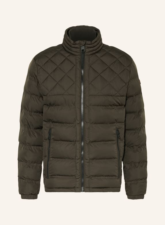 STRELLSON Quilted jacket CLASON KHAKI