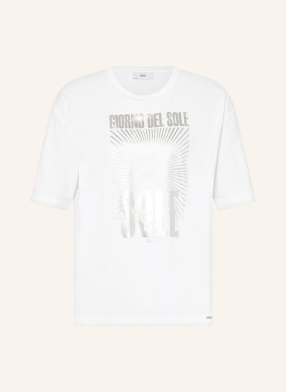 CINQUE T-shirt CISOLE WHITE/ SILVER