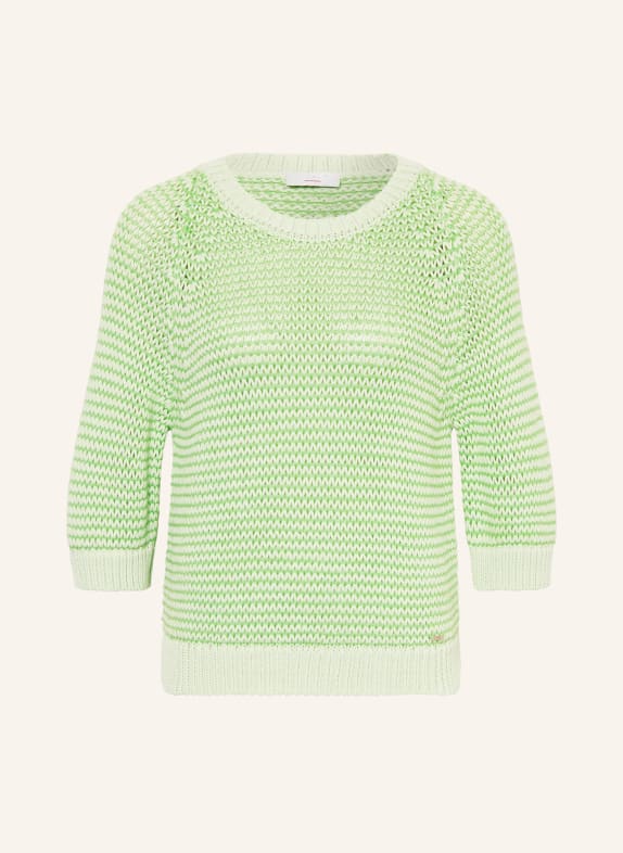 CINQUE Sweater CIANJE with 3/4 sleeves LIGHT GREEN