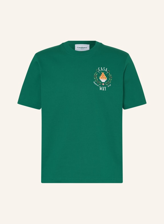 Casablanca T-Shirt DUNKELGRÜN