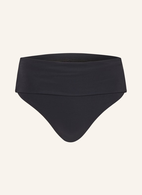 JETS Australia High-waist bikini bottoms FOLD DOWN BLACK