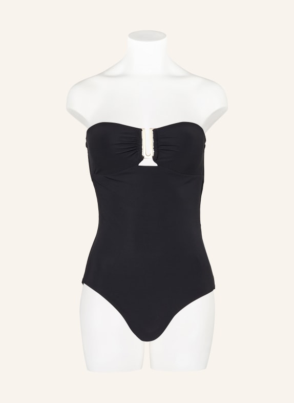 JETS Australia Bandeau-badpak JETSET ZWART