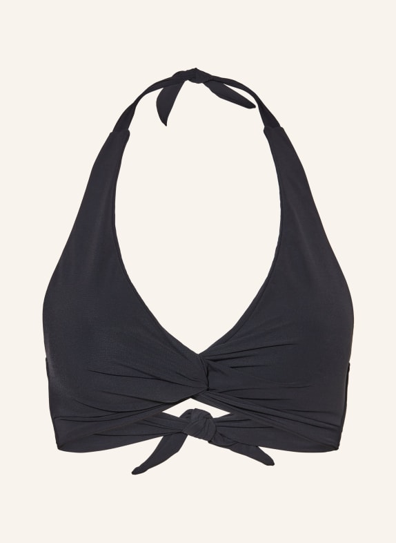 JETS Australia Halter neck bikini top VIT BLACK