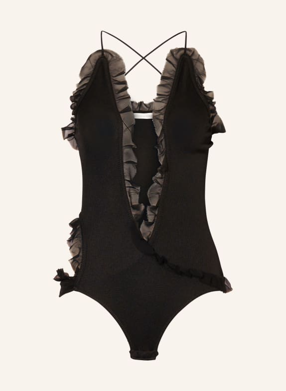 CHRISTOPHER ESBER Body CARINA with cut-out BLACK