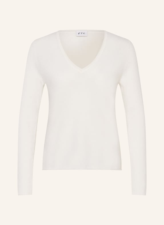 FTC CASHMERE Cashmere-Pullover WEISS