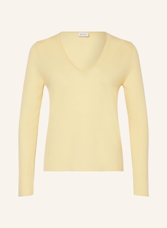 FTC CASHMERE Cashmere sweater LIGHT YELLOW
